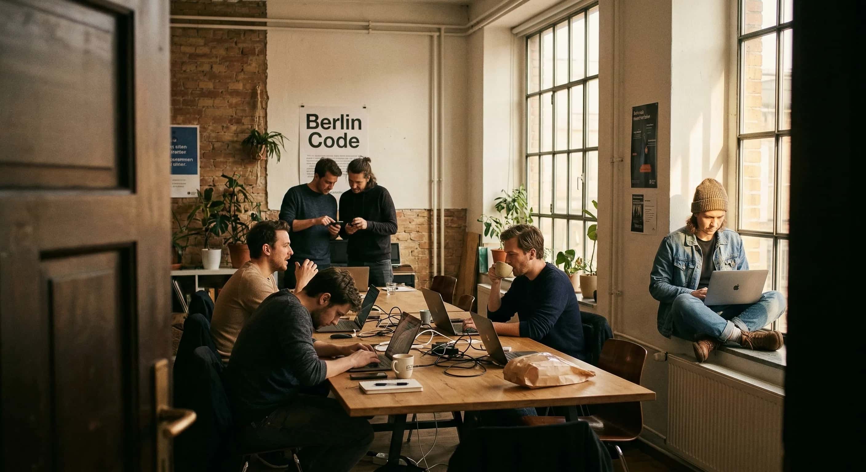 Teilnehmer beim Vibe Coding Bootcamp in Berlin